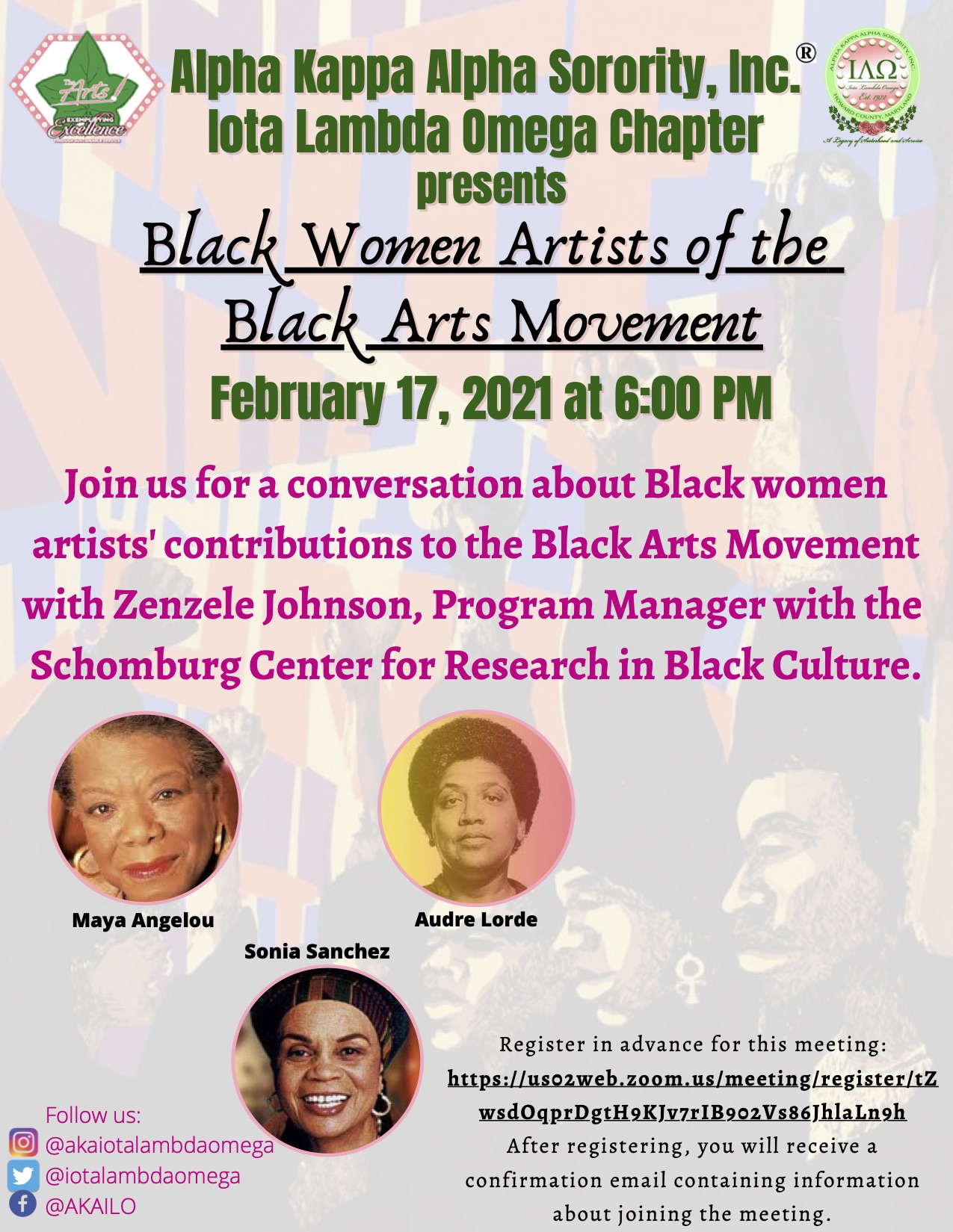 Black Arts Movement Flyer - The Howard County Arts Council